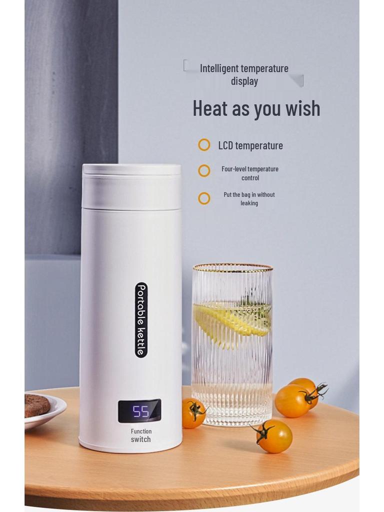 Portable Electric Heating Cup for Travel and Office