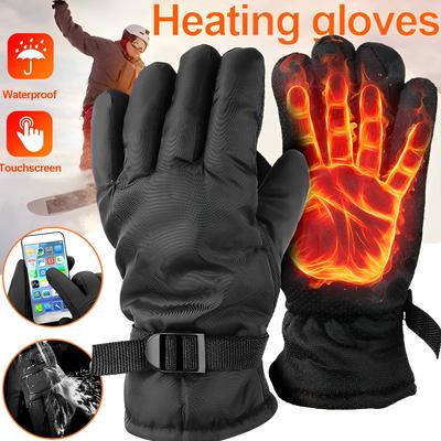 Winter Cycling Gloves Men Outdoor Waterproof Skiing Riding Hiking Motorcycle Warm Mitten Gloves Unisex Thermal Sport Gloves