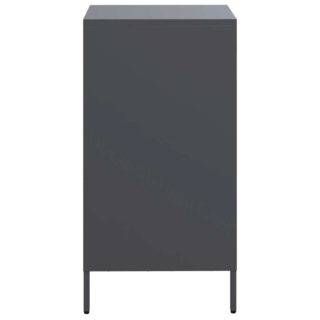 Vidaxl Szafka, Antracytowa, 35X39X73,5 Cm, Stal Walcowana Na Zimno
