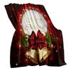 Thick Flannel Christmas Printed Blanket