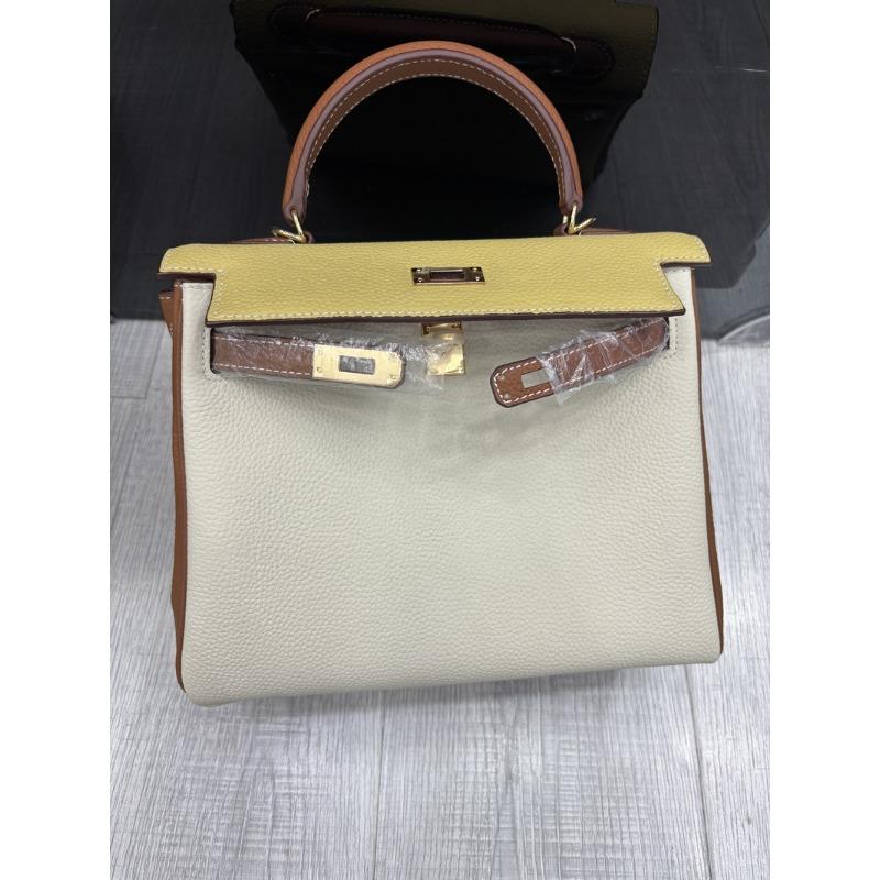 New leather women's bag 25CM three-color second-generation bag high-end portable versatile shoulder messenger bag