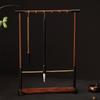 Chinese Style Solid Wood Wall-Mounted Brush and Pen Holder Display Stand - Four Treasures of the Study Ornaments
