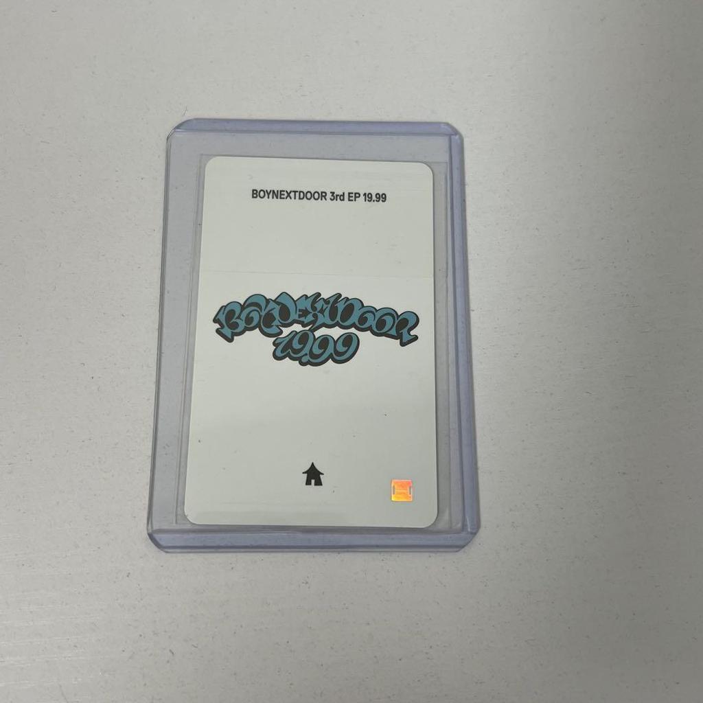 [USED] BOYNEXTDOOR jumpup Rakidoro trading card Ihan