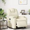 VidaXL Electric Reclining Massage Armchair, Relaxation Chair with Adjustable Backrest and Footrest, Seat of 3204424