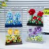 Non-Toxic Moc Bouquet Sunflower Potted Plant Micro Building Blocks Eternal Flower Model Diy Home Desk Decoration Brick Toys Gift