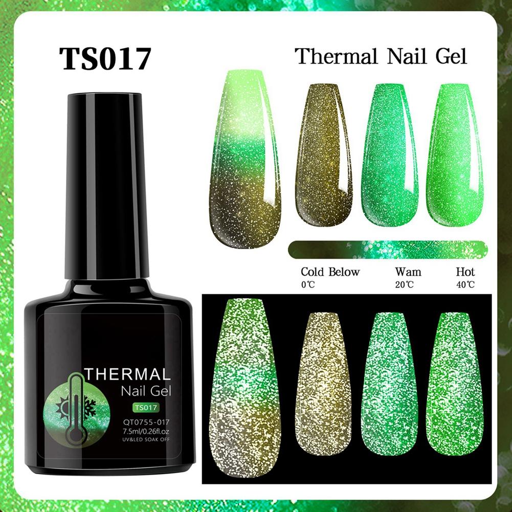 

Термальный гель-лак для ногтей меняет цвет при разной температуре