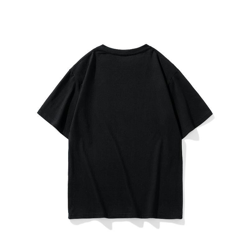 European Size Trendy Short-Sleeve T-Shirt for Men, New Loose Stylish Print Casual Summer Top,Comfortable Fashionable Tee Tops