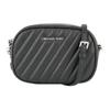 New Rose Leather Camera Bag, Crossbody Bag Small Women's Black 35S1SXOC1U-BLACK