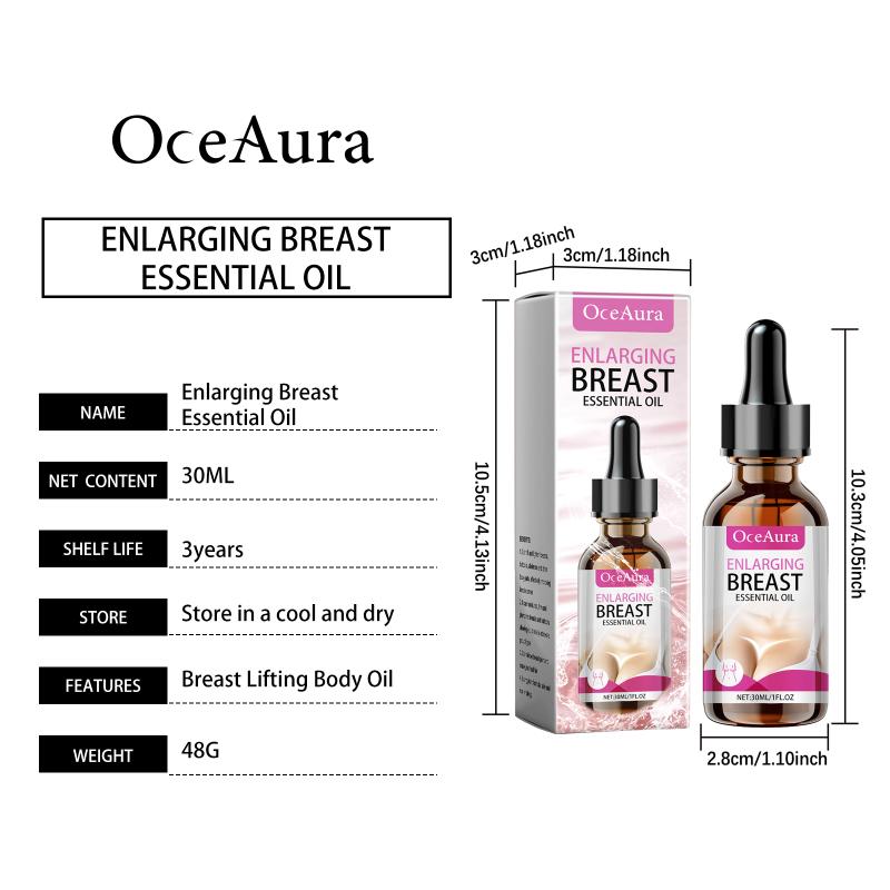 Oceaura Collagen Body Essential Oil Volumizing Lift Chest And Butt Firming Body Sculpting Massage Oil
