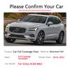 For Volvo XC60 2018      Car Full Umbrella Sunshade Auto Accessories Window Curta Sun Protection Stickers