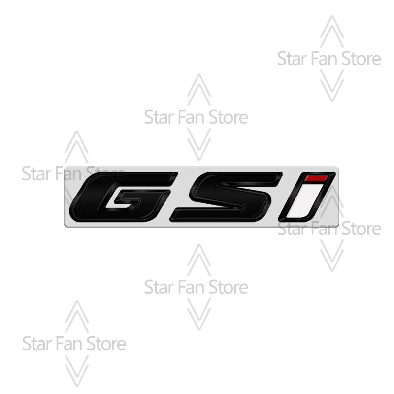 Metal GSI Badge 3D Stickers Car Trunk Body Emblem Decal Styling For Opel Adam Meriva Insignia Mokka Zafira Junior Vauxhall VXR