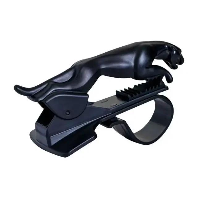 

Крутой автомобильный держатель для телефона Jaguar Cheetah HUD, леопардовая подставка для сотового телефона с GPS, крепление на 360 градусов, регулируемый держатель-зажим, аксессуары чёрный