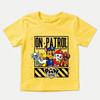 Summer Fashion Top Paw Patrol Pattern T-Shirt Casual Short Sleeve for Children