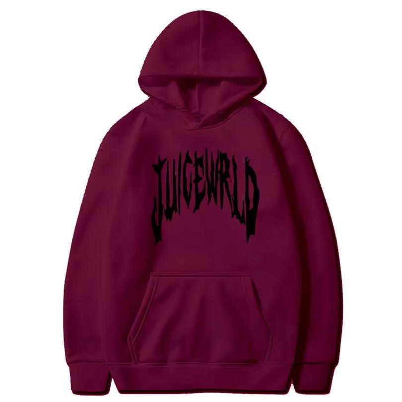 Sudadera con capucha con estampado de letras Rapper Juice Wrld 999 ropa deportiva informal de moda Y2k para mujer Sudadera