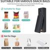 Heat Sealer USB Rechargtable Mini Sealing Machine Storage Bag Clip Mini Sealing Machine Sticker Seal for Food Snack Kitchen Gadg