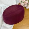 Autumn Winter Women'S Hard Top Beret Hat Wool Felt Fashion Retro Fascinating Hostess Formal Designer Cap Keep Warm Pillbox Hat