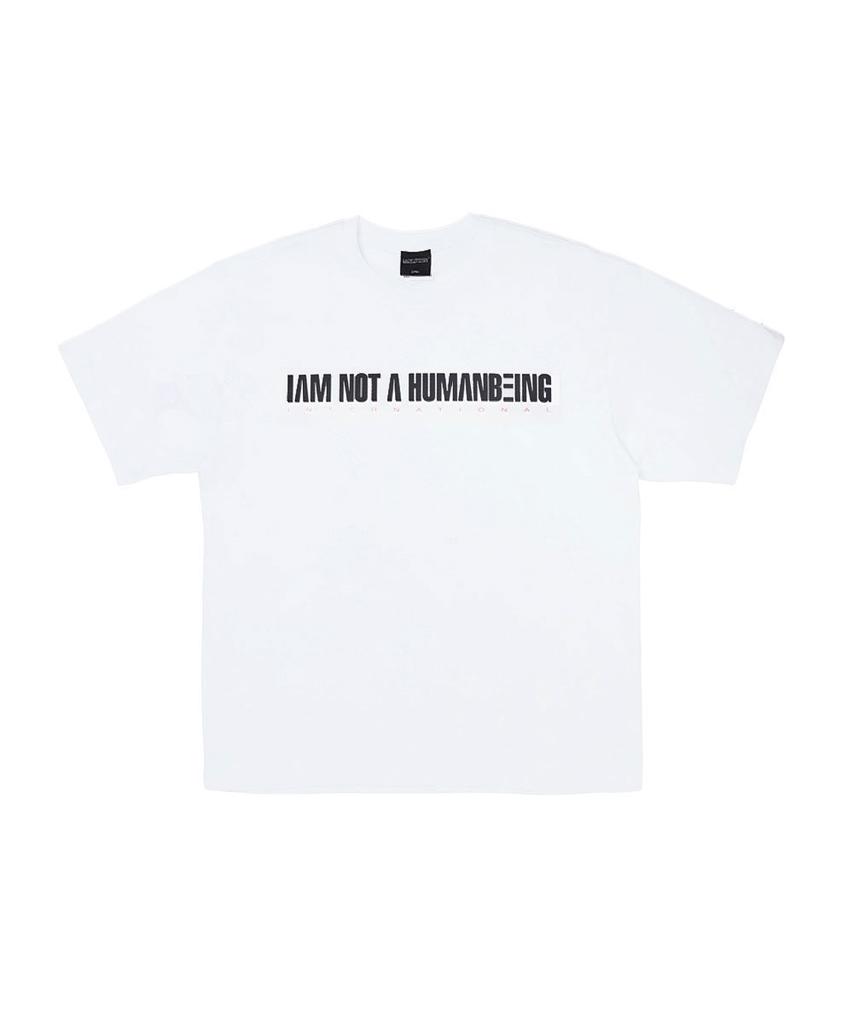 Aimnaseohyumeonbiing I Am Not A Humanbeing Short Sleeve T-Shirt - White