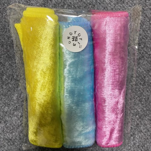 

YOYIMONO Magical Kitchen Cloths, Stain Removal, Duster, Grease Resistant, Wiping Towels, 3-Pack (Yellow, Blue, Red)
