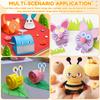 700/600Pcs Plastic Self-adhesive Wiggle Eyes for DIY Scrapbooking Decor Crafts Projects DIY Dolls Accessories Eyes Handmade Toys
