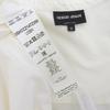 Giorgio Armani Beautiful Collarless Blouse Top for Women, White, Size 36, 0SHCCZ14TZ350 Tops 36 whiteUsed