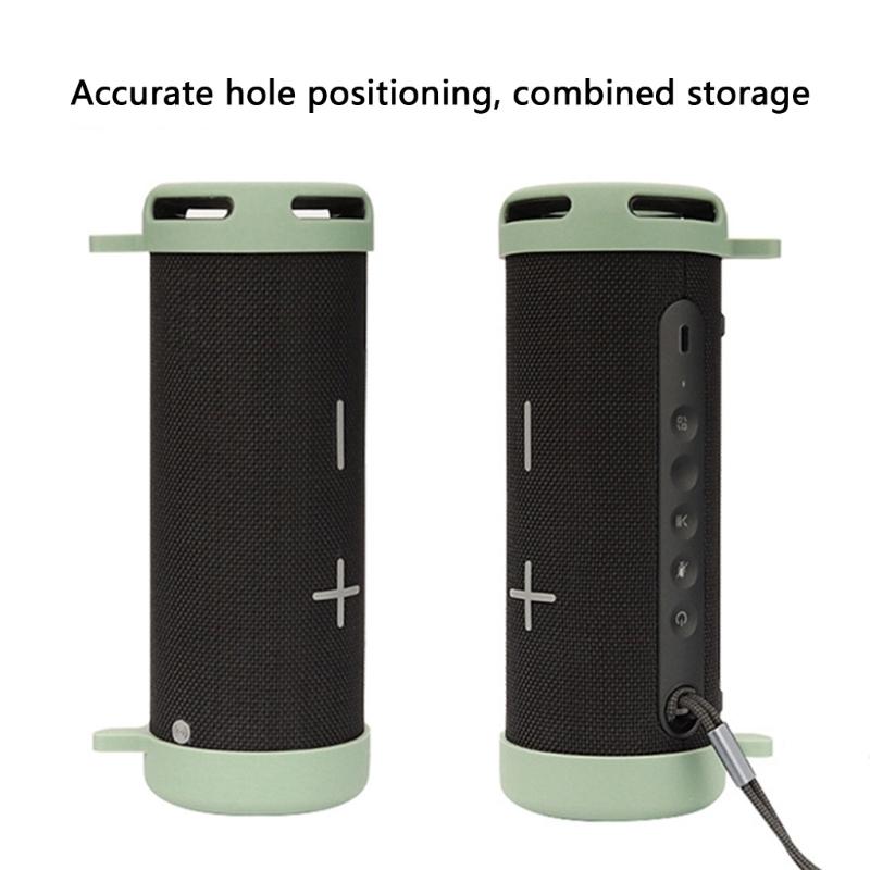 Silicone Speaker Desktop Stand Holder Bracket for Sound Joy 2 Speakers, AntiSlip Base with Silicone Mats