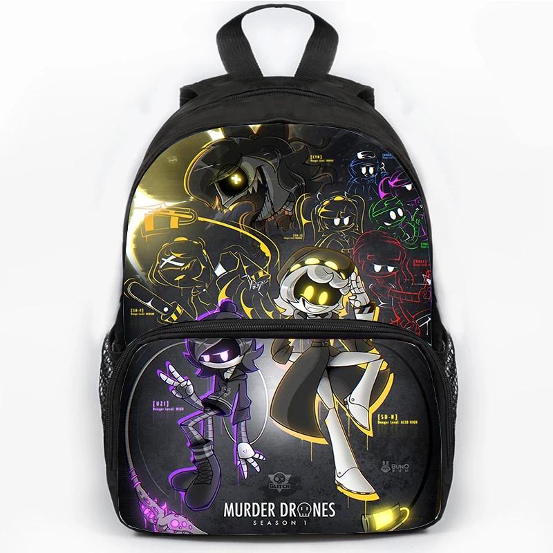 Children School Bags Anime Murder Drones Backpack for Boy Large Capacity Travel Daypack Laptop Backpack Student Book Bag Mochila
