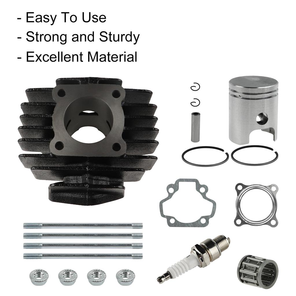 40mm 50cc Engine Cylinder Piston Ring Gasket Top End Rebuild Kit for Yamaha PW50 QT50 PW 50 Kids Mini Bike off-road Motorcycle