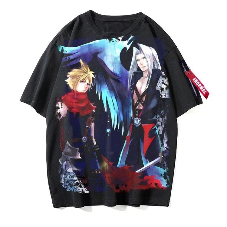 Final Fantasy Cosplay Anime Manga Streetwear T-Shirt Tee Undershirt Polyester 3XL
