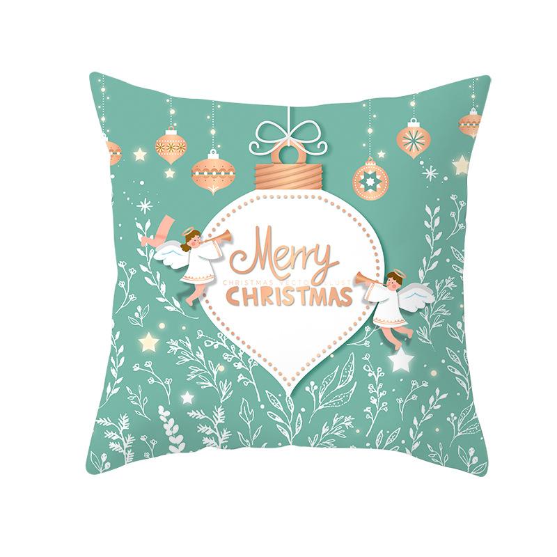 Nordic Christmas Pillowcase Christmas Ball Decoration Home Sofa Cushion Cover