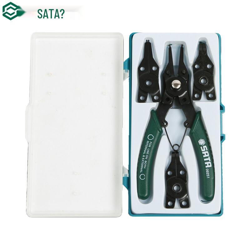 SATA 09251 5-Piece Circlip Pliers Set One Size