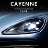 Matrix LED Daytime Running Lights for 2011-2018 Porsche Cayenne Headlight Assembly Upgrade To 2021 Model
