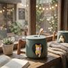 Dog Design 3D Ceramic Mug Cartoon Tea Cup Novelty Milk Tea Cup  Office Desk