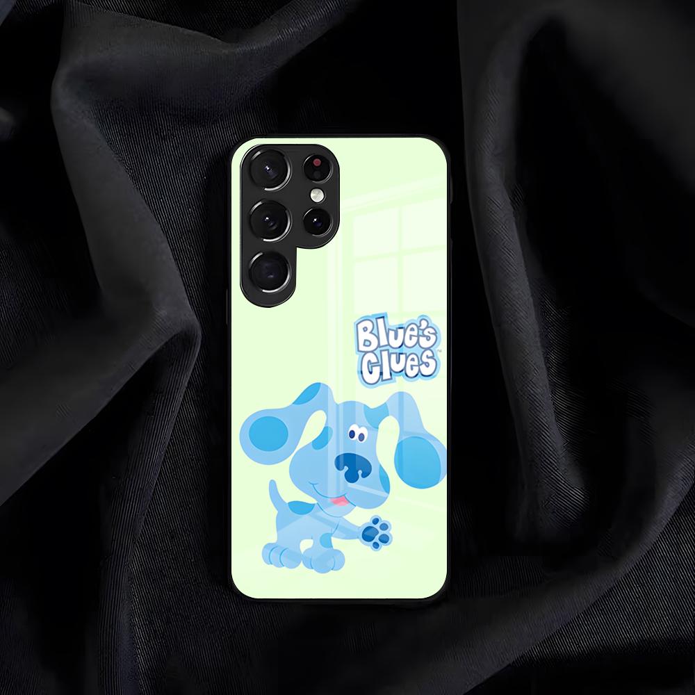 Blue's Clues Phone Case For Samsung S26 S25 Edge S24 S23 S22 S21 S20 Ultra Plus FE Glass Cover