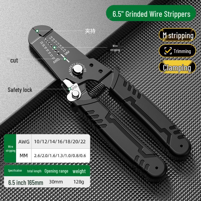 Multi-Functional Electrician Wire Stripper & Cutter Tool