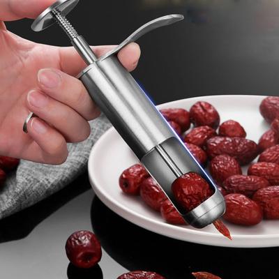 304 Rostfritt Stål Körsbär Jujube Urkärnare Pitter Frukt Kök Oliv Kärna Pryl Kärna Bort Kärna Verktyg Frö Utpressare