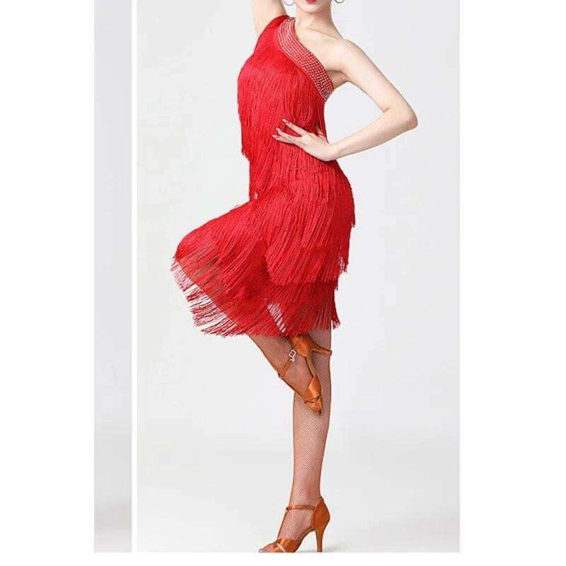 open lace back dress HGps8w Women's One Shoulder Flapper Dresses 1920s Gatsby Sequins Tassels  Flapper Sexy Cocktail Latin Dance Ballroom Dress at Amazon Women's Clothing  store