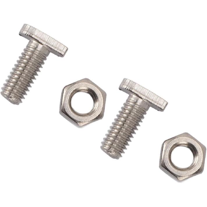 Greenhouse Nuts Bolts Set, 50Set Stainless Steel M6x14 Bolts and M6 Hexagonal Nut Greenhouse Nuts Screws Assortment Set Green House Accessories