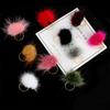 Opening Adjustable Pompom Fur Ball Ring Alloy Ring Cute Fur Ball Mink Hair Finger Ring  Women