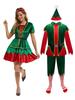 2025 Hot Selling Unisex Green Christmas Dress for Adults & Couples - Ideal for Stage Performances