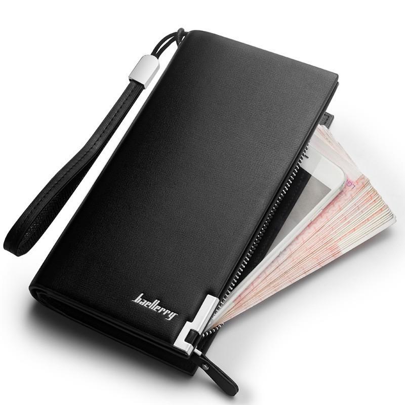 Wallet Men's Long Korean Version Business Large Capacity Handbag Zipper Multifunctional