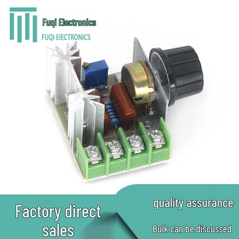 

2000W Silicon High-Power Electronic Regulator: Dimmer, Speed, and Temperature Controller – Enhanced Reliability Version