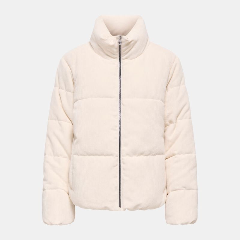 

Doudoune velours col montant cammie zippée Femme ONLY XS белый