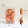 Christmas Nordic style Christmas electroplating gift box pendant Christmas tree star decoration pine cone box pendant