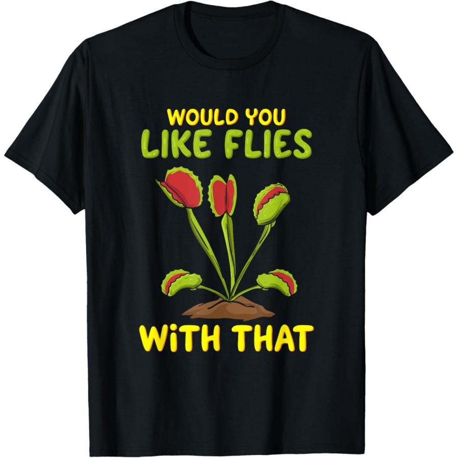

Venus Fly Trap Gift For A Carnivorous Plants Gardener T-Shirt XXXXXL чорний