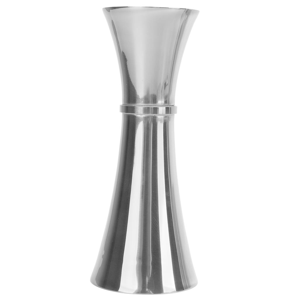 Double Jigger 304 Stainless Steel Thicken Design Wide Opening Glossy Appearance Easy Cleaning Alcohol Measuring Tool
