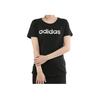 Adidas Sports Lifestyle Series Letter Logo Print Round Neck Short Sleeve T-Shirt Women T-Shirts Black DY8697