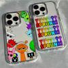 Husă de telefon Cartoon S-Sprunkis Game pentru Xiaomi Redmi A3 A5 10C 12 13 13C 14C Note10 11 12 13 14 Pro Plus 4G 5G Capac Transparent