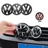CJOZW1 1pair Car Front Radiator Grille Emblem Lid Covers Logo Sticker For VW Golf 4 5 6 7 8 MK6 7 MK7 Sportvan 8 MK8 Polo
