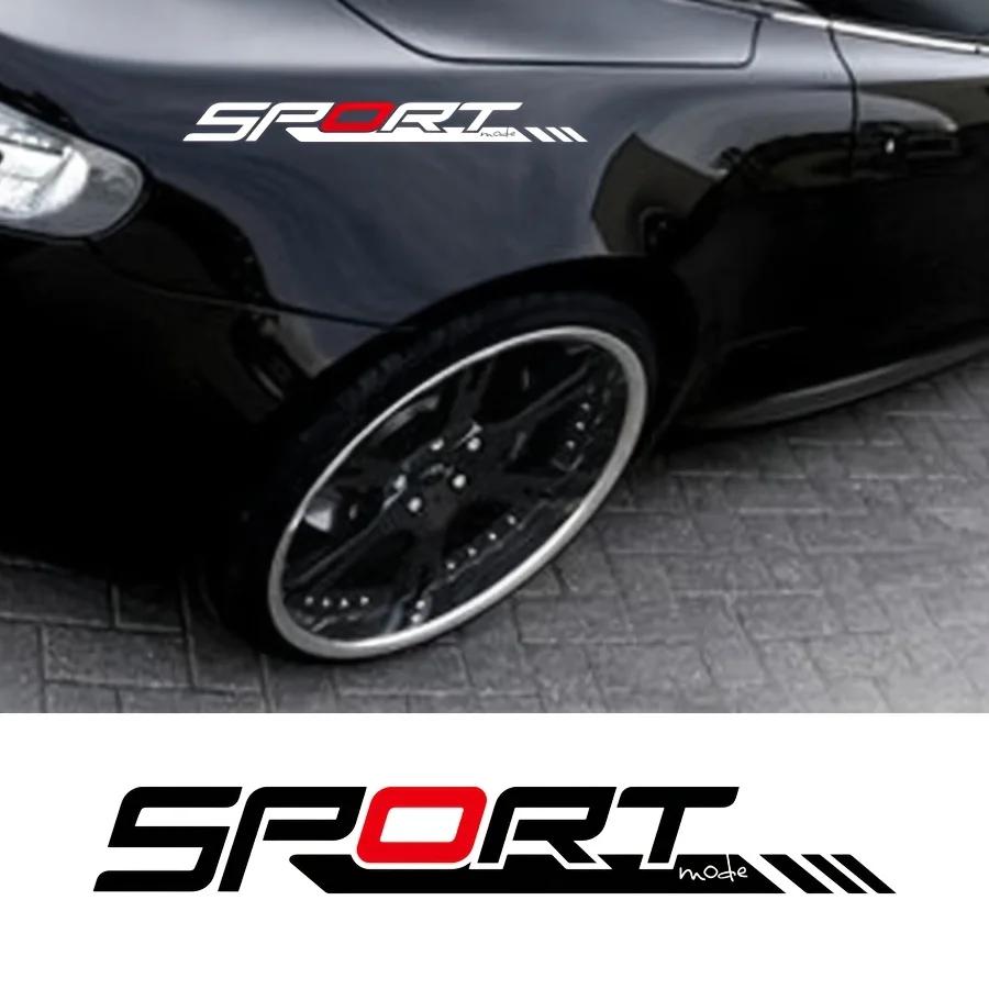AAYY1 2 PEZZI/SET Adesivo Decalcomania per Auto Moto Ispirato a "Logo Sportivo" per Migliorare l'Aspetto Esterno del Tuo Veicolo per gli Amanti dello Sport