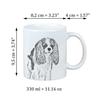 Cavalier King Charles Spaniel - cup with a dog, cheerful cup for a dog lover, personalized gift from the Art-Dog brand